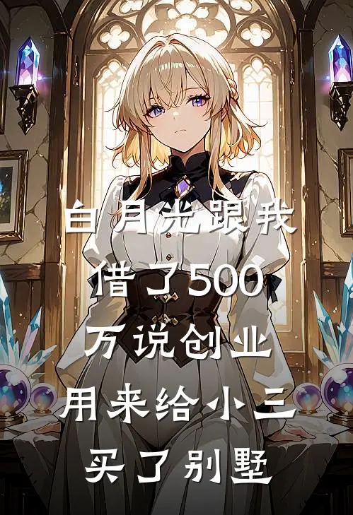 白月光跟我借了500万说创业，用来给小三买了别墅(贺铮钟琳)全本完结小说_完整版免费全文阅读白月光跟我借了500万说创业，用来给小三买了别墅(贺铮钟琳)